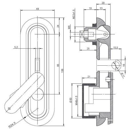 Zamek HS 04